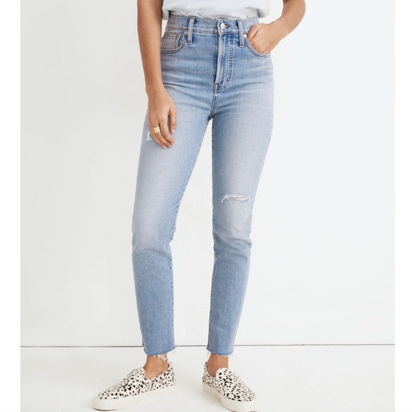 MWT MADEWELL The Perfect Vintage Jean in Coffey Wash: Worn-In Edition - Size 26 - Picture 1 of 14